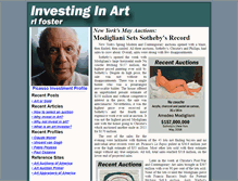 Tablet Screenshot of investinginart.net
